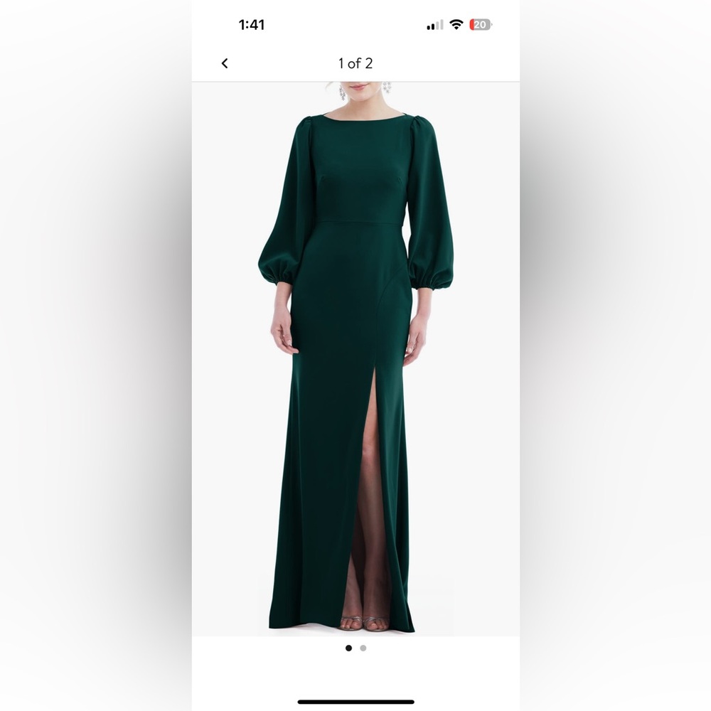 Elegant Green Evening Gown